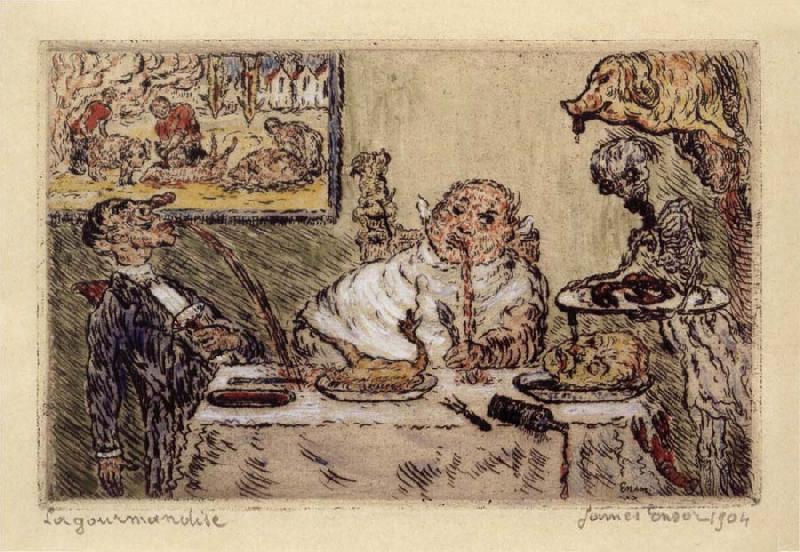 James Ensor Gluttony